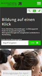 Mobile Screenshot of bildungsportal-kirche.de